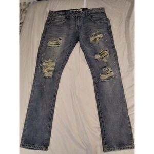 Trill nation Jeans Distressed size 38 jeans blue